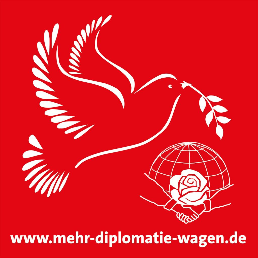 Logo Mehr Diplomatie wagen