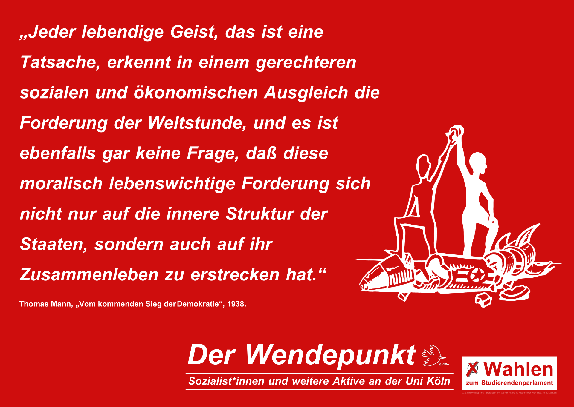Mann: Jeder lebendige Geist...